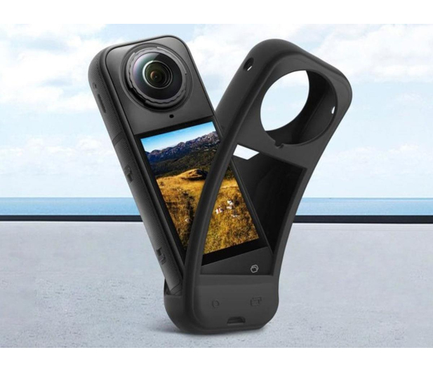 Puluz Silikonowe etui z osłoną obiektywu do Insta360 X5 - 1508812 - zdjęcie 3